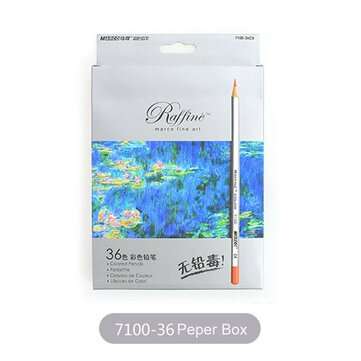 MARCO 24/36/48/72 Non-toxic Color Pencil Professional Colored Pencils for Scho... (COLOR.: 36COLORS)