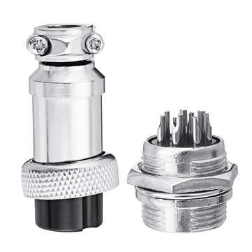1Set GX16-9 Pin Male And Female Diameter 16mm Wire Panel Connector GX16 Circular Aviation Connector