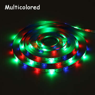 3M 90 LED Solar Powered Strip Lights Outdoor Garden Path Yard Fence Wat... (LIGHT COLOR: MULTICOLOR)