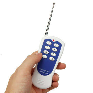 12V 8-channel Wireless Remote Control Switch Lamp Switch Industrial Equipment Motor Control with 8-k