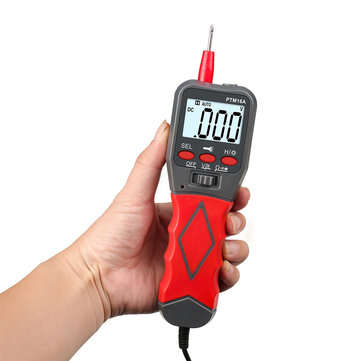 PTM6A Automatic Range Digital Multimeter with Backlight AC DC Voltage Resistance Frequency Temperatu