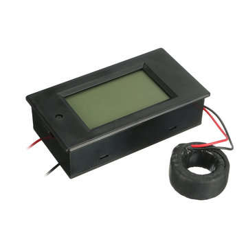 AC 80-260V 100A Digital Current Voltage Amperage LCD Power Meter DC Volt Amp Testing Gauge Monitor P