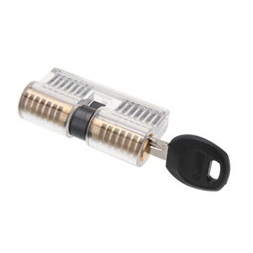DANIU Unlocking Lock Opener Kit Locksmith Training Transparent Practice Padlocks Tools