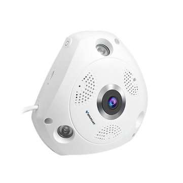 Vstarcam C61S 360 Degree Panoramic HD 1080P Wireless WiFi IP Camera Night Vision (PLUG: UKPLUG)
