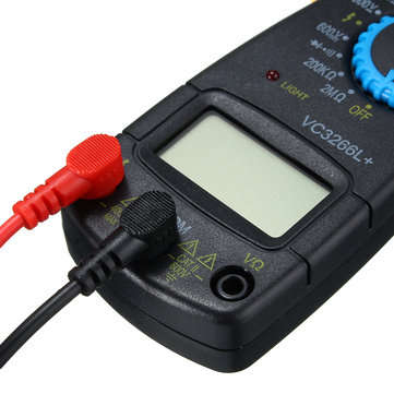VC3266L+ Digital Clamp Meter Multimeter Electronic AC DC Volt Voltage Amp Ohm Tester Meter