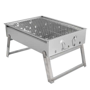 IPRee Portable Folding Charcoal Stove Barbecue Oven Cooking Picnic Camping BBQ Grill