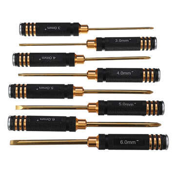 Yunzhong 16Pcs Hex Phillips Screw Nut Flat Screwdriver Tools Set with Bag for RC Helicopter