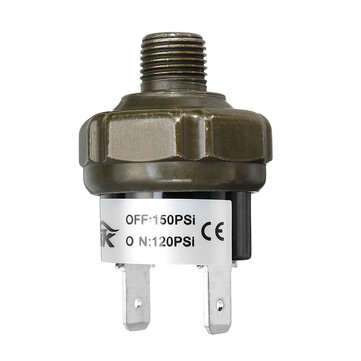 NPT1/8inch Air Valve Compressor Tank Pressure Control Switch 70 90 100 120 150 180psi 12V (NO.: 15)