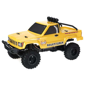 RGT RC Car 1/24 136240 4WD 4x4 Lipo mini Monster Off Road Truck RTR Rock Crawler... (COLOR.: YELLOW)