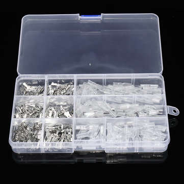 270Pcs Male Female Spade Wire Crimp Quick Connectors Wiring Terminals 2.8mm 4.8mm 6.3mm