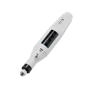 Professional Acrylic Electric Engraving Pen Nail Art Drill File Manicure Pedicure... (COLOR.: WHITE)