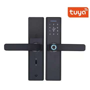 Tuya Electronic Smart Door Lock Wifi Biometric Fingerprint Lock Security Intelligent Smart Lock With