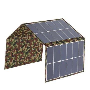 120W 18V Dual USB Sunpower Foldable Solar Panel Battery Charger Kits For Laptop Phone RV Boat Campin