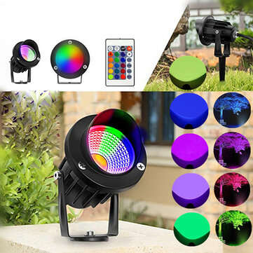 10W RGB LED Flood Light Outdoor Garden Landscape Wall Yard Path Lawn Lamp (VOLTAGE: AC85-265V)