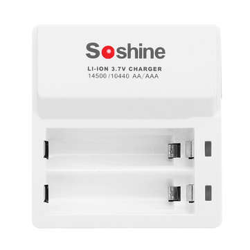 Soshine SC-F7 2 Slot Li-FePO4 14500 10440 3.2V Ni-MH AA AAA 1.2V Rechargeable Batte... (ADAPTOR: EU)