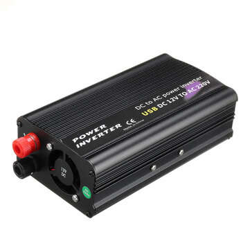 1200W Modified Sine Wave Solar Power Inverter 12/24V DC to 120/220V AC Converter