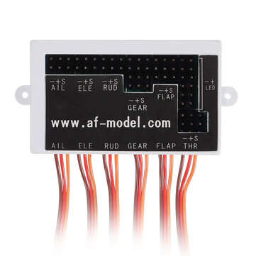 AF-model Plug Hub Power Strip Cable Wire Management Box Case for RC Model Airplane Aircraft Fixed-wi