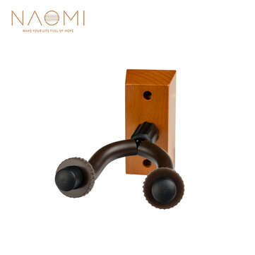 Guitar Wall Mount Hanger Walnut Guitar Hanger Wall Hook Holder Stand for Bass Electric Acoustic Guit