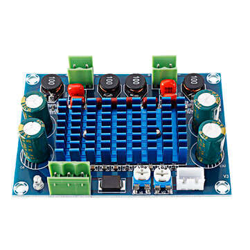 XH-M572 High-power Digital Power Amplifier Board TPA3116D2 Chassis Dedicated to Plug-in 5-28V Output