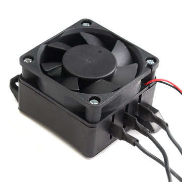 150W 12V DC PTC Fan Heater Constant Temperature With Connection Cable