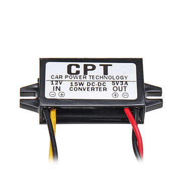 CPT-UL-1 Waterproof 12V to 5V 3A 15W DC to DC Converter Regulator CPT Car Power Converter Step Down