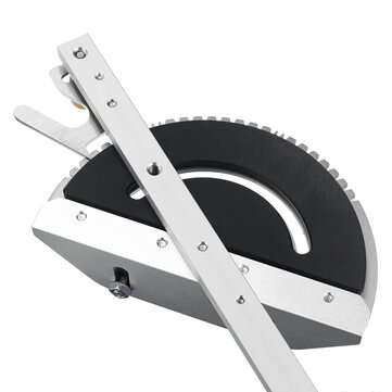 Drillpro Upgraded Miter Gauge Brass Handle Table/Saw Router Miter Gauge Sawing Assembly Ruler