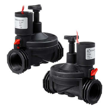 1 Inch Industrial Irrigation Water Valve 12/24V AC Solenoid Thread Valve Garden ... (VOLTAGE: AC12V)