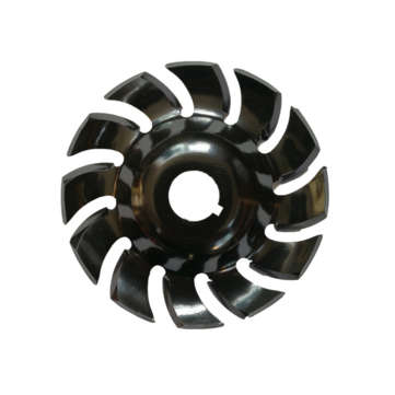 Drillpro Manganese Steel 90mm 12 Teeth Wood Carving Disc 16mm Bore Grinder Shaping Disc for 100 115
