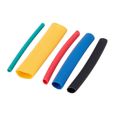 328Pcs Heat Shrink Tube Sleeving Wrap Wire Car Electrical Cable Tube kits Polyolefin 8 Sizes Mixed C