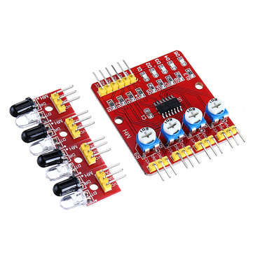 4CH Channel Infrared Tracing Module Patrol Four-way Sensor For Car Robot Obstacle Avoidance