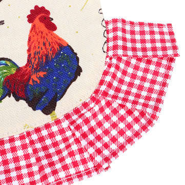 Chicken Hen Figure Saddle Apron Feather Wing Back Cotton Warm Jacket Protection Aprons