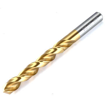 Drillpro 25Pcs Titanium Coated M42 Twist Drill Bit 8% High Cobalt HSS Drill Bit Set Industrial Grade