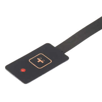 Single Button GPS Membrane Sensor Switch 1 Button with Light MCU Extended Keyboard PVC Panel DIY Acc