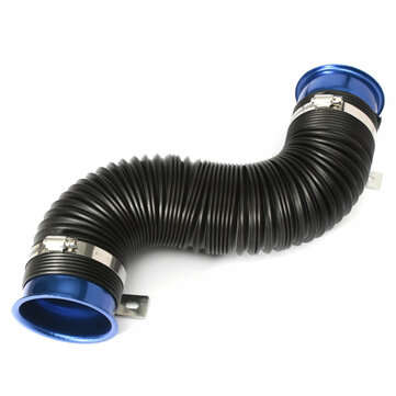 3`` 75mm Modified Cold Air Intake Hose Turbo Dust Turbine Flexible Car Tube Pipe Kit