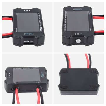 ToolkitRC WM150 150A 50V Watt Meter Power Analyzer LCD Display Power Voltage Current Tester PWM Outp