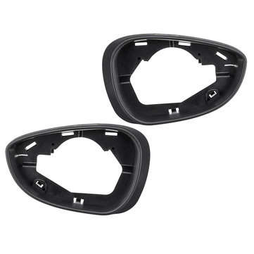 Car Left Right Side Rear View Mirror Cover Frame For Ford Fiesta MK7 09-17 (TYPE: )