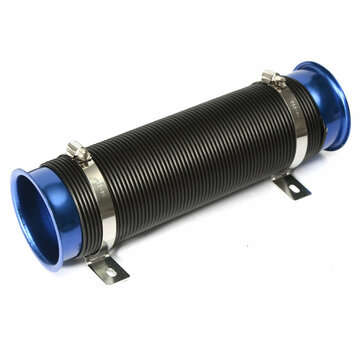 3`` 75mm Modified Cold Air Intake Hose Turbo Dust Turbine Flexible Car Tube Pipe Kit