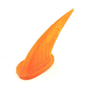 Universal 3D Printed TPU Anti-turtle FPV Sharkfin Seat for TBS XF RACE Antenna F... (COLOR1: ORANGE)