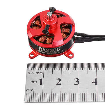 Racerstar RC Brushless Motor BA2305 1600KV Support 1S 2S 3S 8060 9050 Prop for Fixed Wing RC Airplan