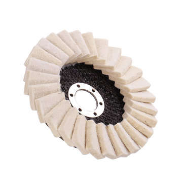 Drillpro 130mm Stianless Steel Wool Felt Flap Polishing Wheel Disc Angle Grinder Buffing Pads For Me