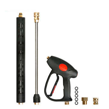 Drillpro 1/4 Inch Quick Connect 4000PSI High Pressure Washer Guns Wand Tips Water Spray Guns Lance S