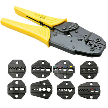 Wire Crimpling Pliers Tool Set Professional Wire Crimpers Engineering Ratchet Terminal