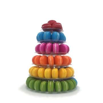 6 Tier Round Dessert Stand Cupcake Holder Clear Acrylic Birthday Wedding Decorations