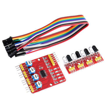 4CH Channel Infrared Tracing Module Patrol Four-way Sensor For Car Robot Obstacle Avoidance