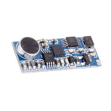 Mini FM Transmitter Module Wireless Microphone Single Channel Board 3-5V 100mW Adjustable Sensitivit