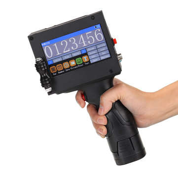 Hand Held Smart Inkjet Printer Jet Printing Date QR Code Coding Marking Machine