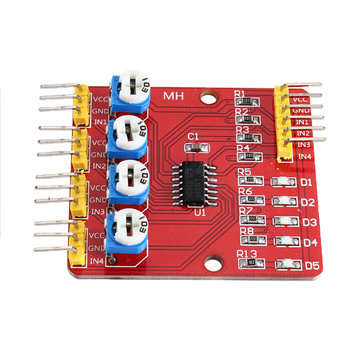 4CH Channel Infrared Tracing Module Patrol Four-way Sensor For Car Robot Obstacle Avoidance