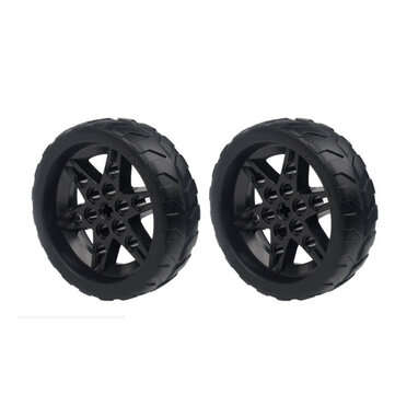 1 Pair Lobot 68mm Silicone Robot Car Wheels Compabible With TT Moter For DIY RC Robot Car