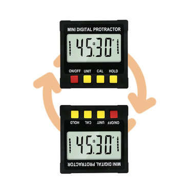 Drillpro 360 Degree Mini Electronic Digital Display Magnetic Inclinometer Protractor Slope Level Mea