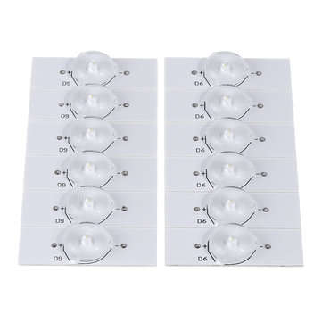 20pcs 3V SMD Lamp Beads with Optical Lens Fliter and 2M Wire for 32-65 inch LED TV Repair